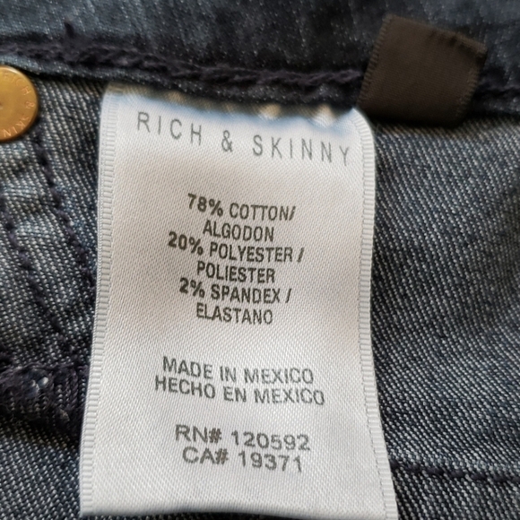 Rich & Skinny Darkwash Jeggings - Picture 6 of 7